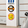 Mopar Hemi Garage Embossed Metal Wall Decor Sign (16")